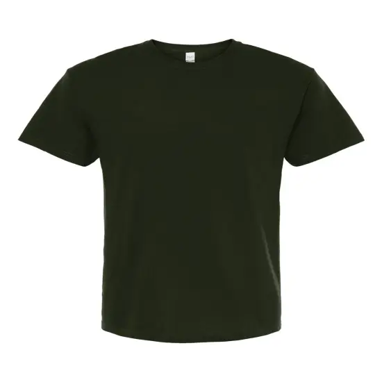 M&O&reg; Gold Soft Touch Crewneck Short Sleeve T-Shirt Forest green {1}