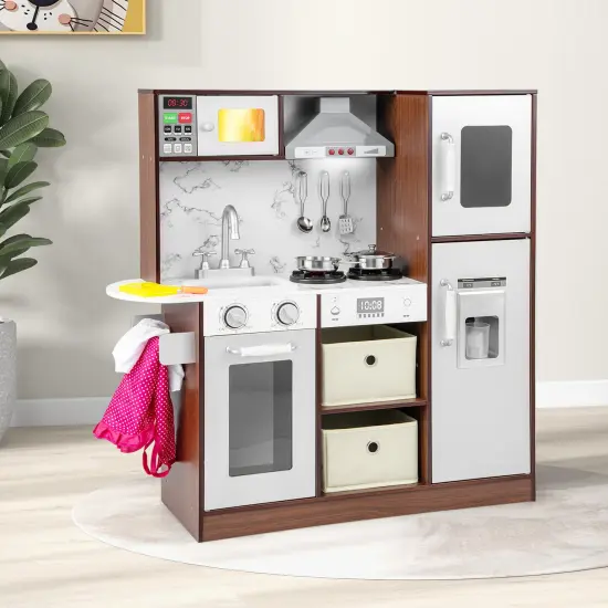 Kids Modern Toy Kitchen Playset With Attractive Lights And Sounds {2}