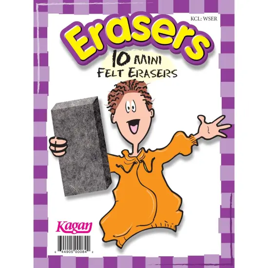 Erasers, Mini, 10 Per Pack, 6 Packs {2}