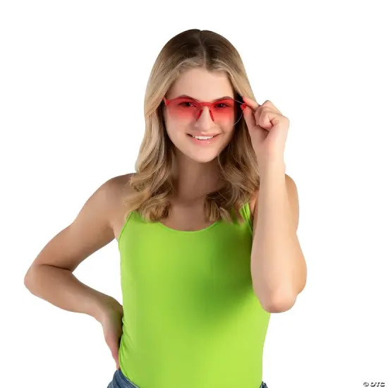 Pink Rimless Sunglasses &ndash; 12 Pc. {2}