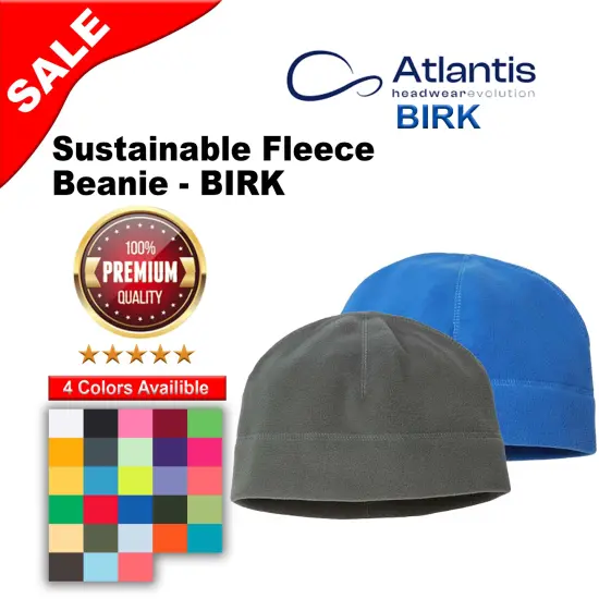 Atlantis Headwear&reg; Sustainable Fleece Beanie Navy {2}