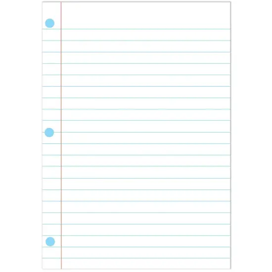 Magnetic Notebook Page, 8-1/2" x 11", Pack of 6 {2}