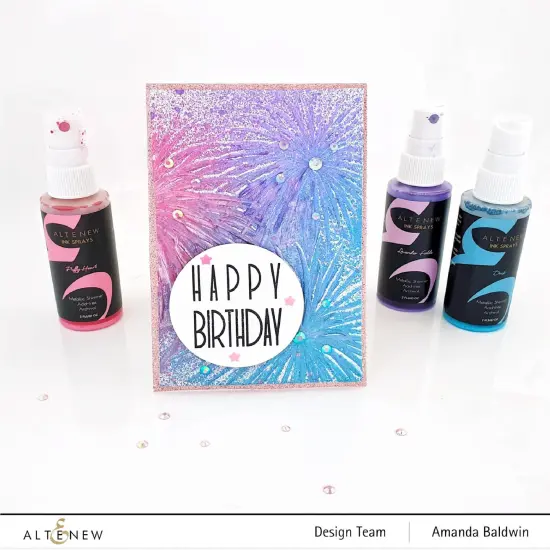 Firework Trio 3D Embossing Folder {2}