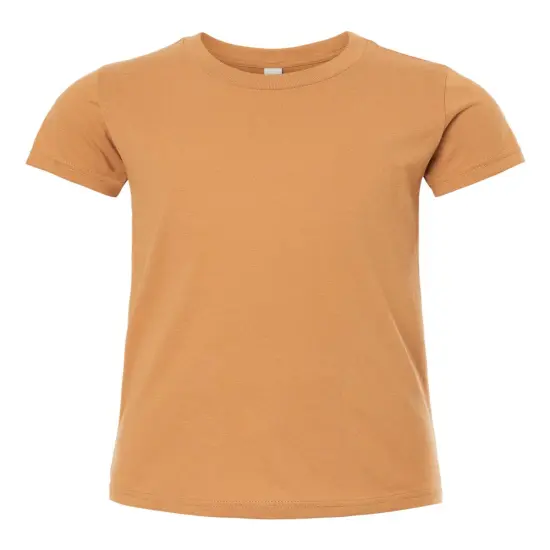 BELLA + CANVAS&reg; Youth Jersey Crewneck Short Sleeve Tee - 3001Y Toast {1}