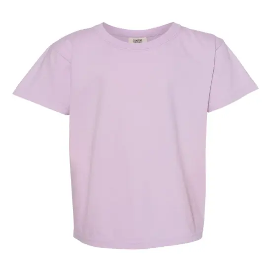 Comfort Colors&reg; Garment Dyed Youth Heavyweight Crewneck Short Sleeve T-Shirt Orchid {2}