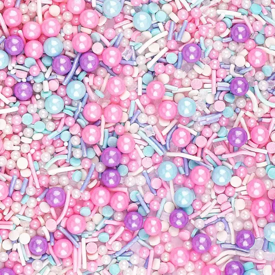 Pastel Sprinkles for Cake Decoratiing - Blue Purple Pink {1}
