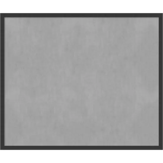 Mezzanine Antique Silver Narrow Wood Framed Magnetic Board {1}