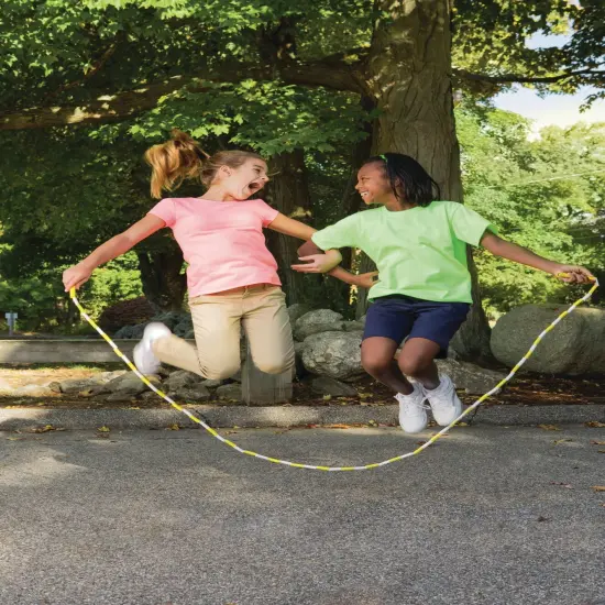 S&S Worldwide Make Your Own Jump Rope Pack.Makes up to Six 9' Long Jump Ropes with 5 Different Colored Beads.Fun for Camps, After School Programs and a Great Birthday Activity and Take Home Gift. {3}