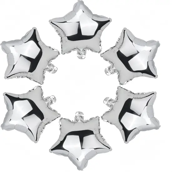 24 Pcs 18"" Gold star Balloons Foil Balloons Mylar Balloons {1}