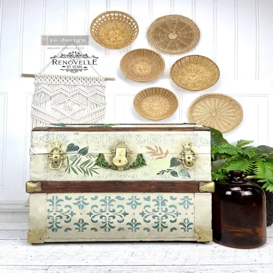 Stick & Style CECE - Modern Damask - 1 roll, 7in x 5yds (6in design) self-adhesive plastic on roll {4}