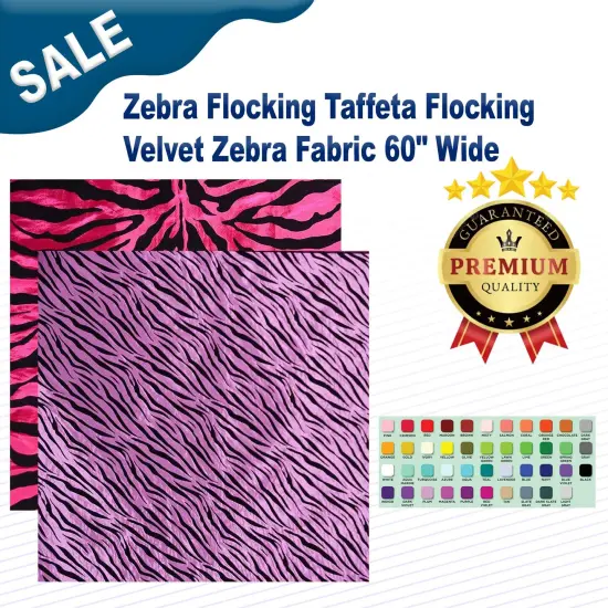 Zebra Flocking Taffeta Flocking Velvet Zebra Fabric 60" Wide Red Zebra {2}