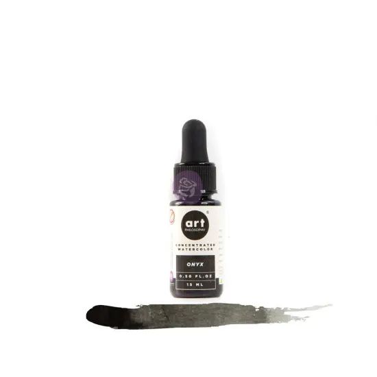 Concentrate watercolor - Onyx - 1 bottle with dropper - 0.5oz {1}