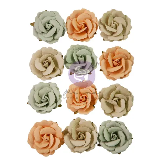 In The Moment Flowers - Floral Adventure - 12 pcs mulberry paper  {1}