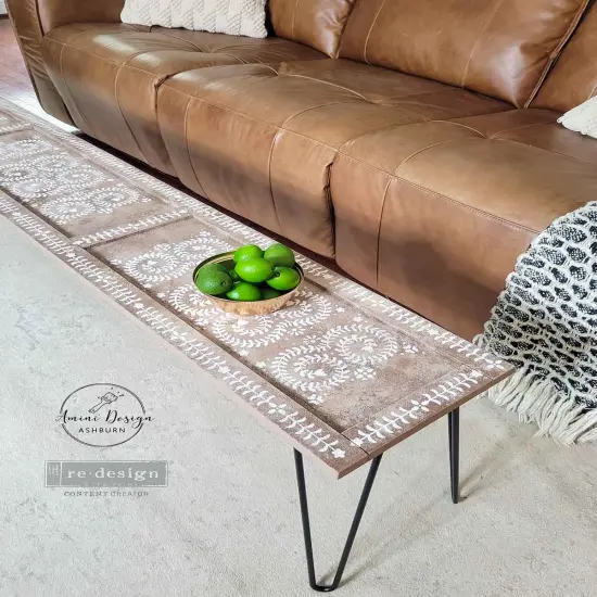 Redesign Decor Stencils&reg; 9x13.5 - Elegant Vine - 9inx13.5in, 0.8mm thickness plastic  {4}