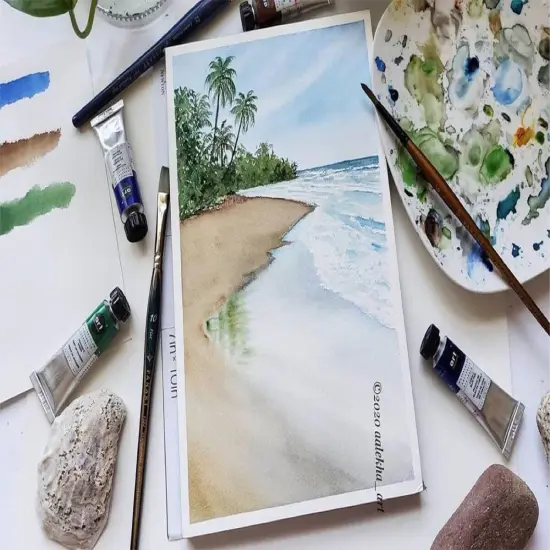 Art Philosophy&reg; Artist Grade Watercolor Tubes - Viridian Hue - 15 ml - series #1 {5}