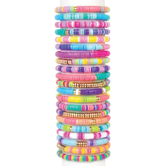 Make It Real: Swift Clicks - Heishi Bracelet Maker - 2047pc, DIY Jewelry Craft Kit, Design & Make 23 Bead Bracelets, Rotate-Click-Wear, Girls Kids 8+ {5}