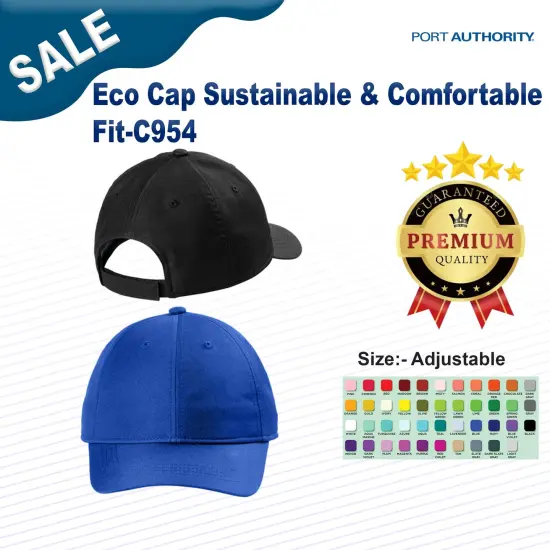 Port Authority&reg; Eco Cap Sustainable & Comfortable Fit True Royal {3}
