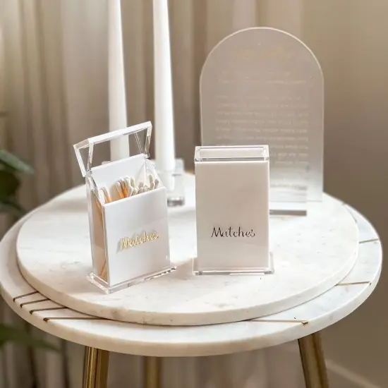 Lucite Matches Box {2}