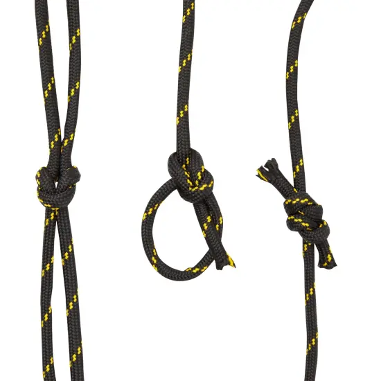 3/8 Inch x 100 Ft Diamond Braided Rope for Knot Tying Practice, Camping, Boats, Trailer Tie Down (Polyester) {7}