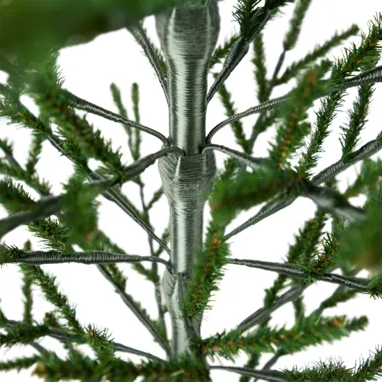 Northlight Full Alpine Coral Artificial Christmas Tree - 5' - Unlit Green {6}