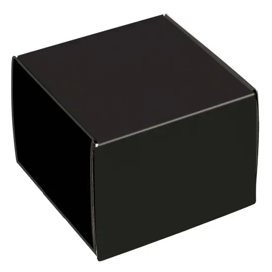Pack/6: Black Decorative Mailer - 12 x 9 x 3" {1}