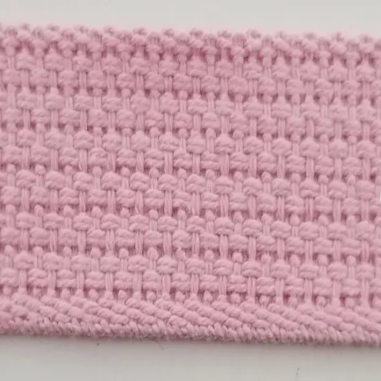 1" Cotton Webbing - 10 Continuous Yards - Made in USA! Pink {1}