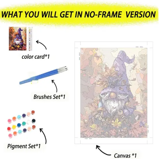 Butterfly Fairy in The Forest Paint by Number for Adults Beginner Girl with Flower Butterfly Pictures Paint by Numbers Digital Oil Artwork Butterfly Girl Painting by Number Without Frame 16x20 Inch {4}