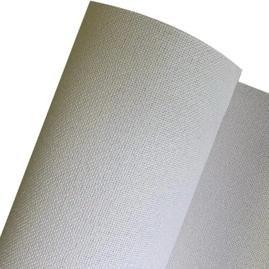 28 Count Evenweave Cloth Embroidery Cross Stitch Fabric, White {2}