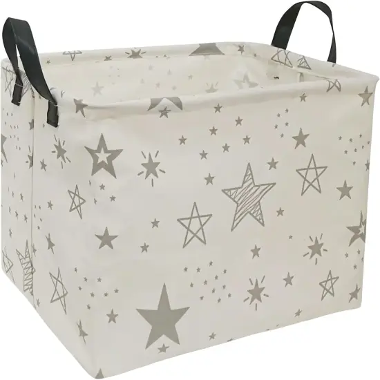 Summer Storage Basket Nursery Laundry Basket Laundry Hamper with Handles,Baby Toys Storage Box and Bins Toys Gift Basket for Boys and Girls {1}