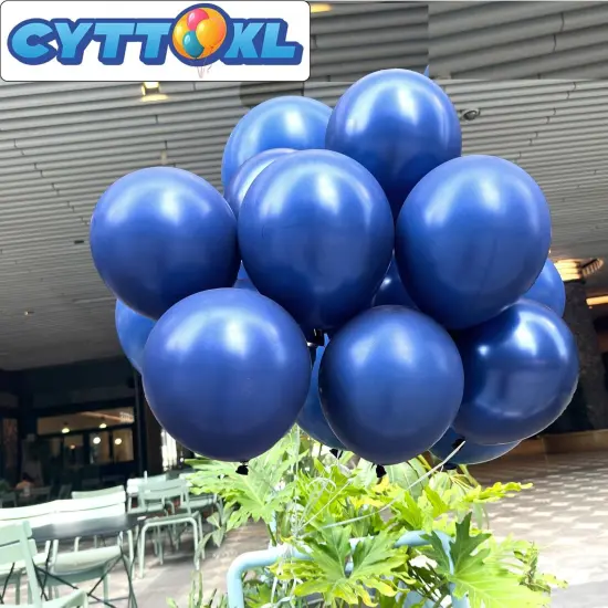 Navy Blue Latex Balloons 12 inch 200 Pack Matte Helium Balloon for Birthday Wedding Baby Shower Party Decorations {2}
