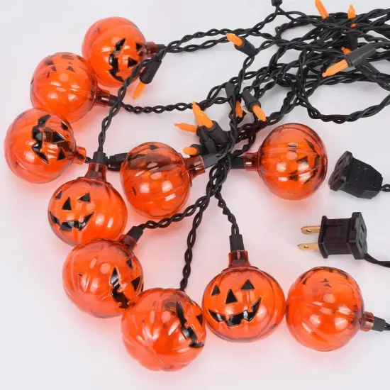 Halloween Pumpkin String Lights - 25 LED {2}
