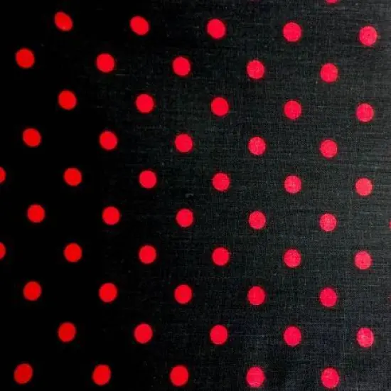 1 Yard Polka Dot Shirting Fabric Continuous Cut, for Home & Clothing 58/59 Inches Wide White {2}