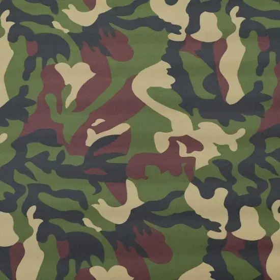 1 Yard Marine PVC Vinyl Canvas Waterproof Outdoor Fabric For Upholstery 60 Inch Wide Material Camouflage {1}