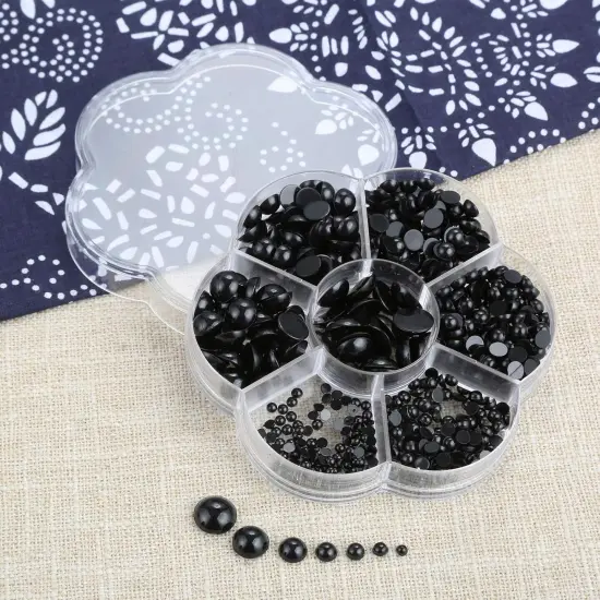 500PCS Black Plastic Round Eyes {2}