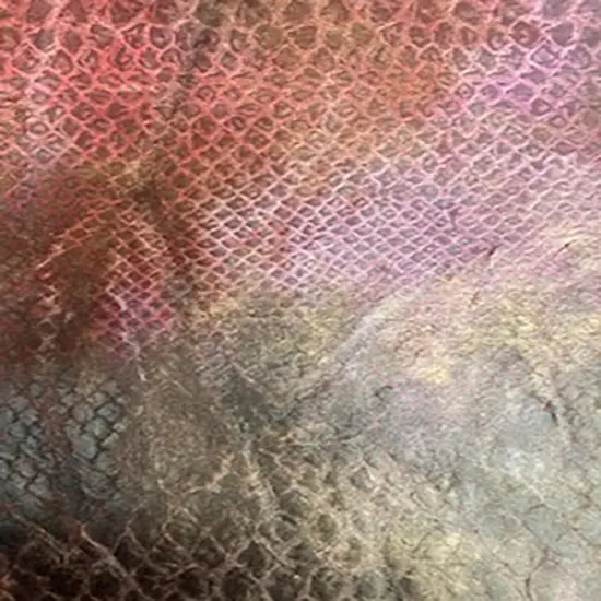 1 Yard Medusa Velvet Foil Fabric Glitter Dot 3D Print Spandex for Costumes, Dancewear & Cosplay 60" Wide by Spandex Palace Red Brown Combo {6}