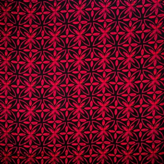 1 Yard Alluring Watercolor Blossoms Rayon Poplin Fabric 100% Polyester, 45" Wide Green {5}