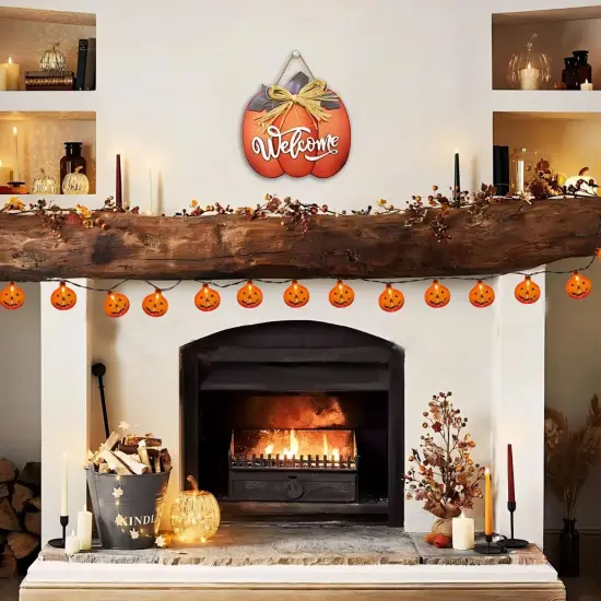 Halloween Pumpkin String Lights - 8.5Ft (Clear Pumpkin Lights) {2}