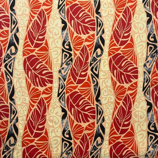 1 Yard Monstera Tribal Print Polyester Glitter Fabric 60 Inch Width Pink {3}