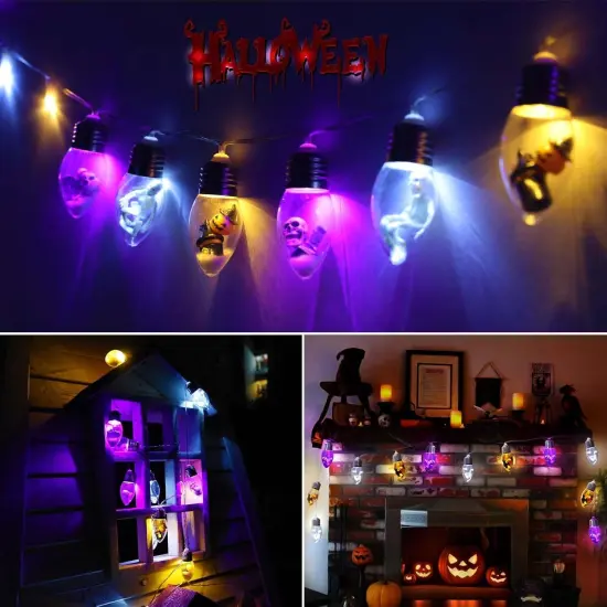 Halloween Bulb String Lights Decorations - Halloween {3}