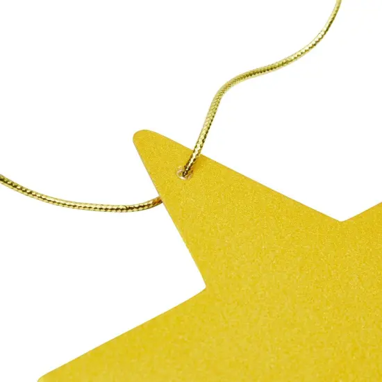 130-Piece DIY Gold Glitter Make Your Own Banner Kit with Letters, Numbers, Symbols, and String for Birthdays, Weddings, and Party Supplies Decor (5-Inch Letters) {7}