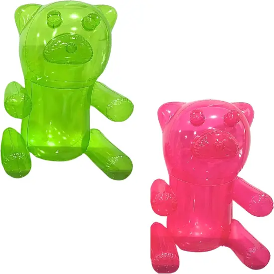 4E's Novelty 2 Pack Inflatable Gummy Bears - 36'' Large Fun Gummy Bear Party Decorations, Colorful Gummy Bear Decor, Perfect Gummy Bear Party Favors {5}