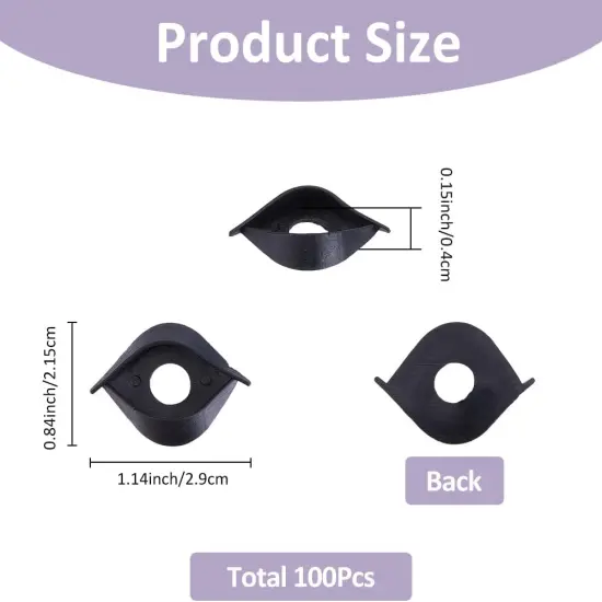 100Pcs Safety Eyes Plastic Craft Crochet Eyes Washers 29mm {2}