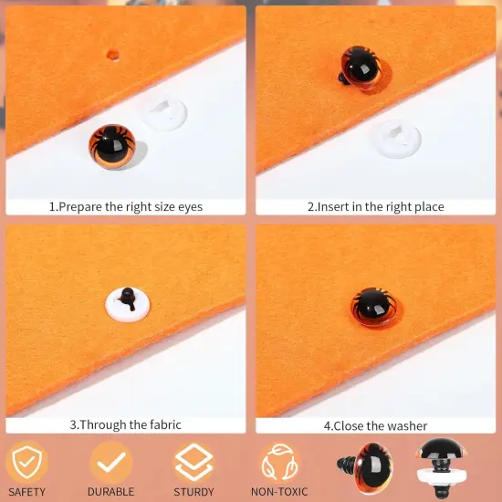 10PCS 16mm Spider Safety Eyes {3}