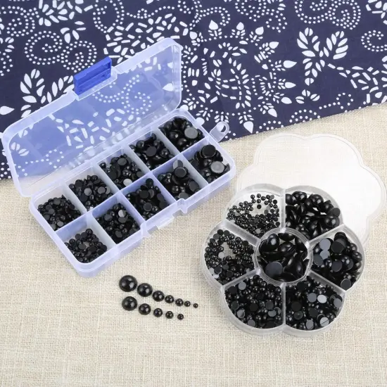 500PCS Black Plastic Round Eyes {3}