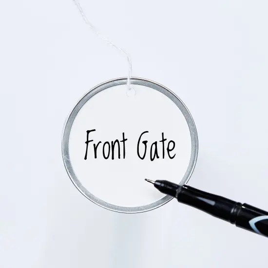 Avery Metal Rim Key Tags, 2-1/4" Diameter Tag, Includes Strings, White, 500 Tags (14316) {3}