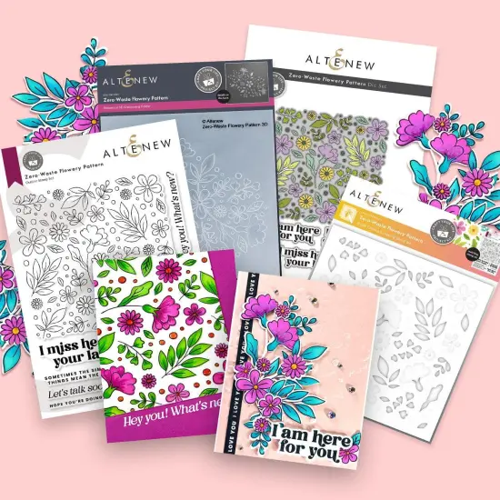 Craft Your Life Project Kit: Zero-Waste Flowery Pattern {4}
