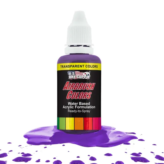 Deep Purple, Transparent Acrylic Airbrush Paint, 1 oz. {1}