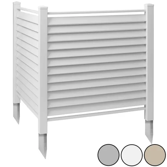 Casafield Privacy Screen - Outdoor Vinyl&nbsp;Fence Panel Enclosure for AC / Trash Bins / Pool Equipment {7}