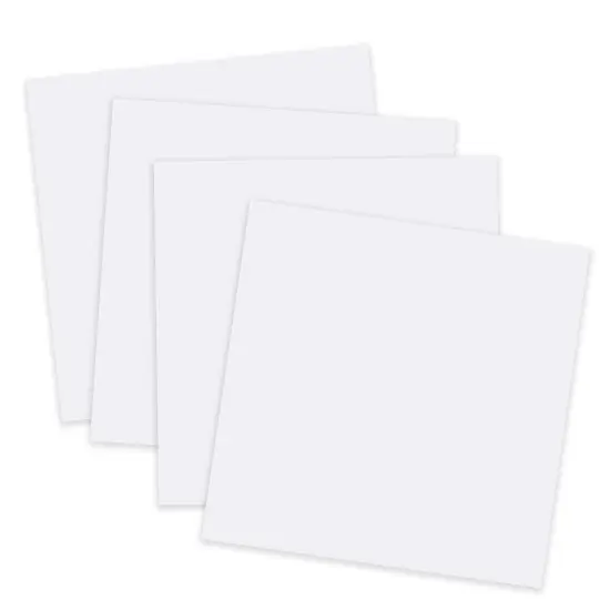 JPPlus Craft Plastic Plastic Craft Sheets for Laser Cutter, & Engraver Use- 4 Pack Clear {2}
