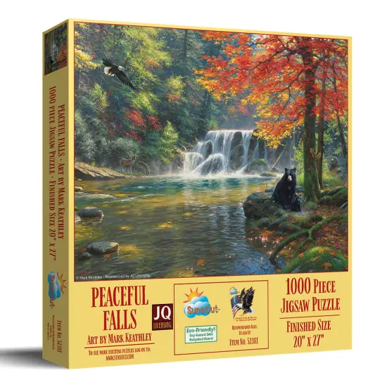 Sunsout Peaceful Falls 1000 pc Jigsaw Puzzle 52381 {3}